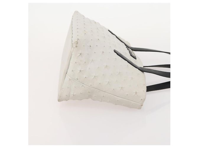 Borsa Jimmy Choo in Pelle 2 Set Nero Bianco Auth BA12856 - vista 12