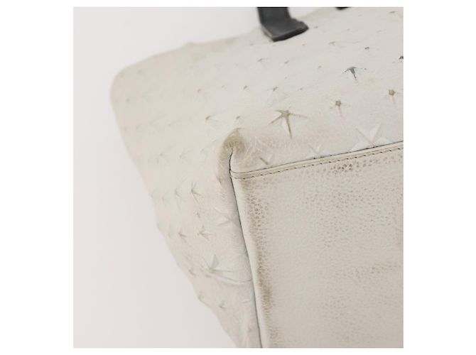 Borsa Jimmy Choo in Pelle 2 Set Nero Bianco Auth BA12856 - vista 16