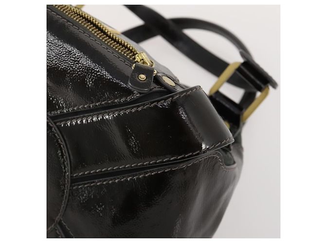 Borsa Jimmy Choo in Pelle 2 Set Nero Bianco Auth BA12856 - vista 8