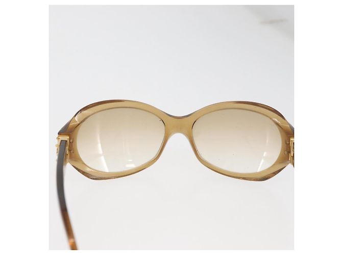 Occhiali da sole LOUIS VUITTON Supsongron plastica Marrone Z0094E LV Auth bs35214 - vista 3