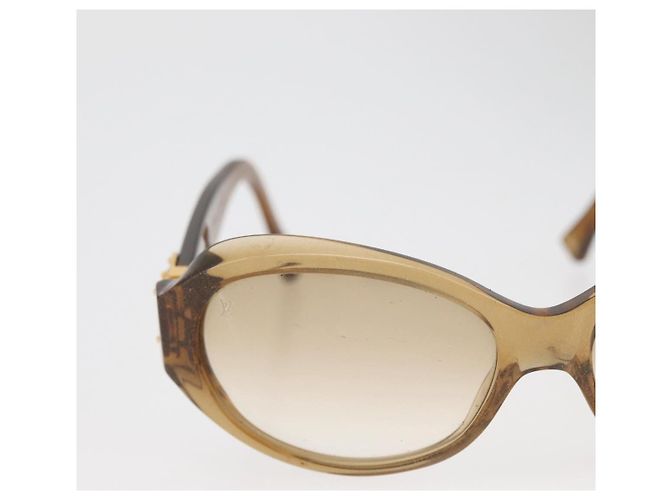 Occhiali da sole LOUIS VUITTON Supsongron plastica Marrone Z0094E LV Auth bs35214 - vista 4