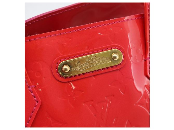 LOUIS VUITTON Borsa Monogram Vernis Wilshire PM Rose Pop M93643 Auth 180764A Rosa - vista 10