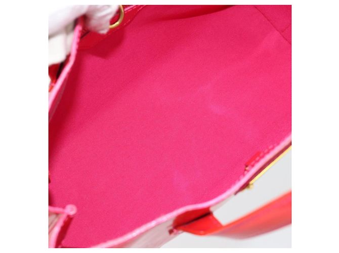 LOUIS VUITTON Borsa Monogram Vernis Wilshire PM Rose Pop M93643 Auth 180764A Rosa - vista 11