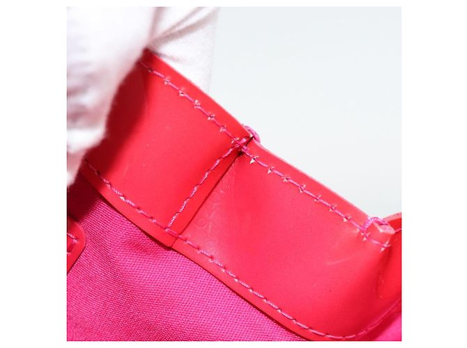 LOUIS VUITTON Borsa Monogram Vernis Wilshire PM Rose Pop M93643 Auth 180764A Rosa - vista 12