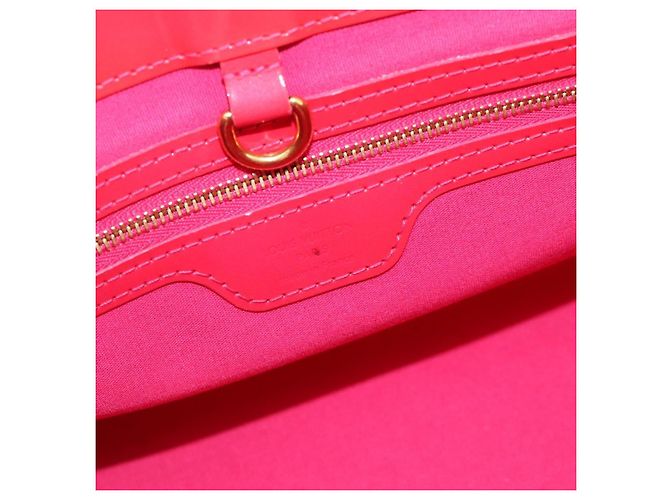 LOUIS VUITTON Borsa Monogram Vernis Wilshire PM Rose Pop M93643 Auth 180764A Rosa - vista 17