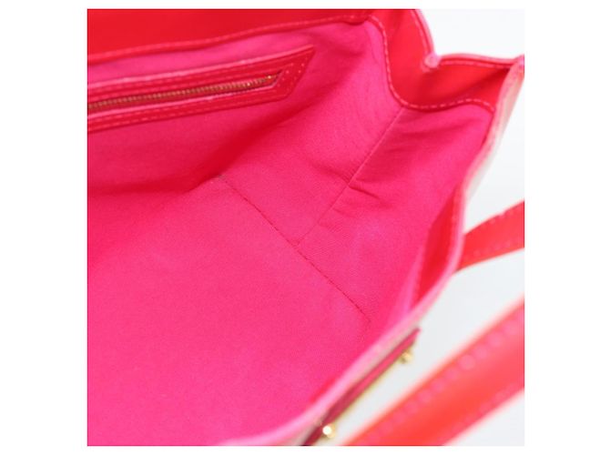 LOUIS VUITTON Borsa Monogram Vernis Wilshire PM Rose Pop M93643 Auth 180764A Rosa - vista 18
