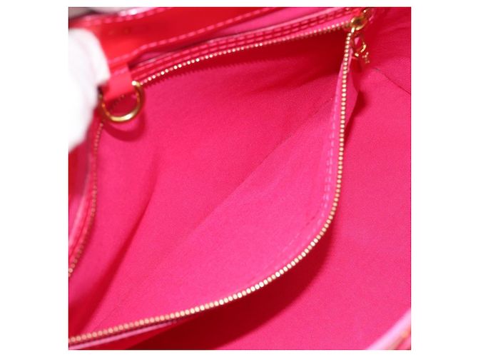 LOUIS VUITTON Borsa Monogram Vernis Wilshire PM Rose Pop M93643 Auth 180764A Rosa - vista 21