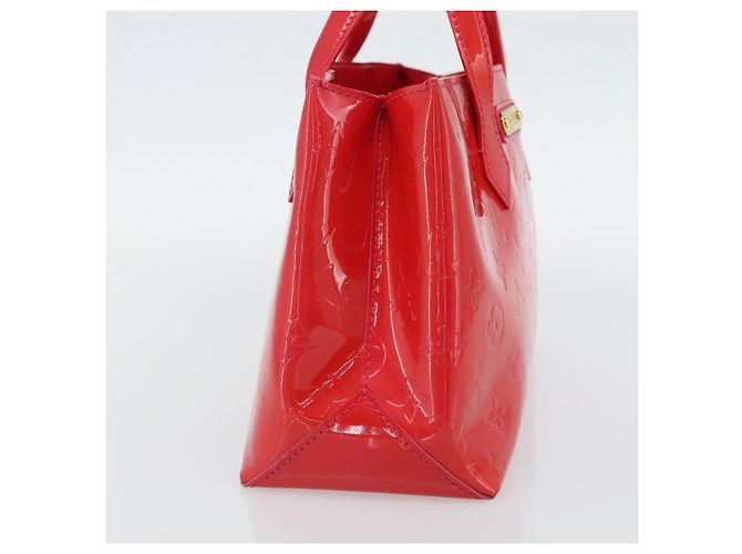 LOUIS VUITTON Borsa Monogram Vernis Wilshire PM Rose Pop M93643 Auth 180764A Rosa - vista 3