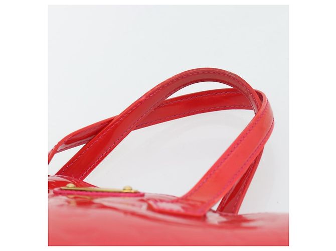 LOUIS VUITTON Borsa Monogram Vernis Wilshire PM Rose Pop M93643 Auth 180764A Rosa - vista 8