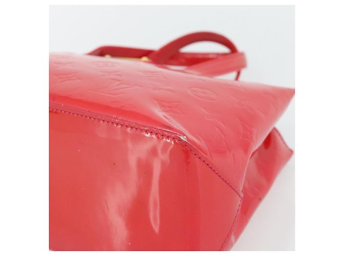 LOUIS VUITTON Borsa Monogram Vernis Wilshire PM Rose Pop M93643 Auth 180764A Rosa - vista 9