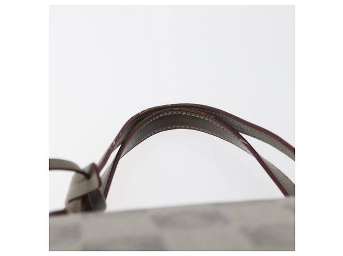 Borsa LOEWE Anagram in PVC Oro Grigio Auth bs35243 Marrone D'oro - vista 14