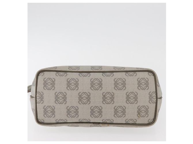 Borsa LOEWE Anagram in PVC Oro Grigio Auth bs35243 Marrone D'oro - vista 5