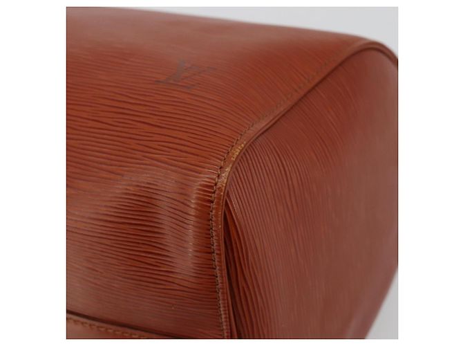 Borsa LOUIS VUITTON Epi Speedy 35 Marrone Kenya M42993 LV Auth 179737A - vista 15