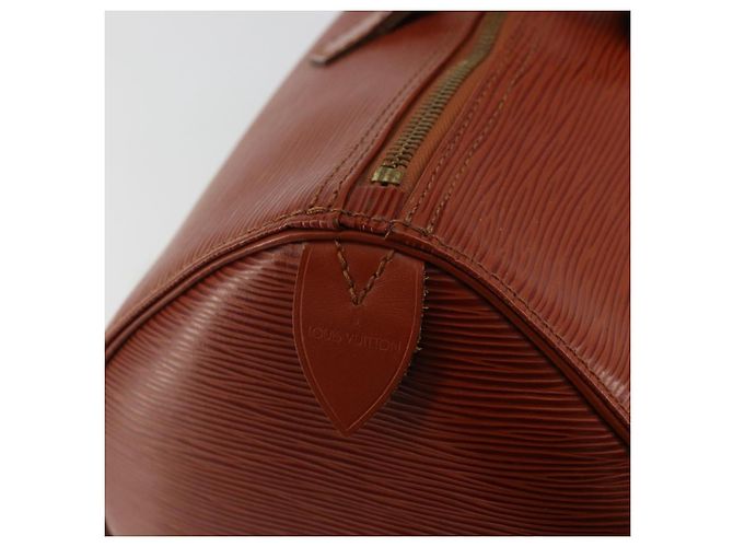 Borsa LOUIS VUITTON Epi Speedy 35 Marrone Kenya M42993 LV Auth 179737A - vista 18