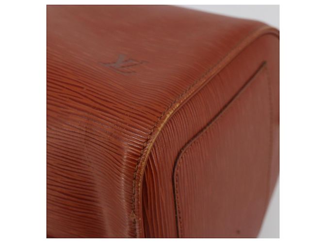 Borsa LOUIS VUITTON Epi Speedy 35 Marrone Kenya M42993 LV Auth 179737A - vista 9