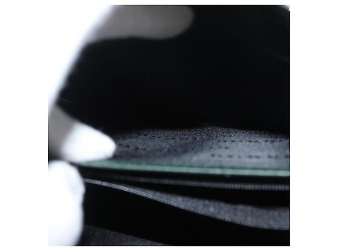 Borsa Business BURBERRY in pelle verde argento Auth BA12730 - vista 23