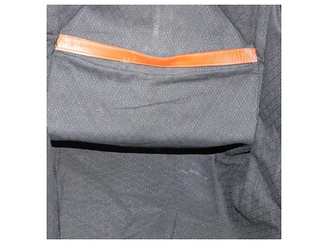 FENDI Bolsa Boston em Lona Zucca PVC Preto Marrom Autêntica 178375 - vista 24