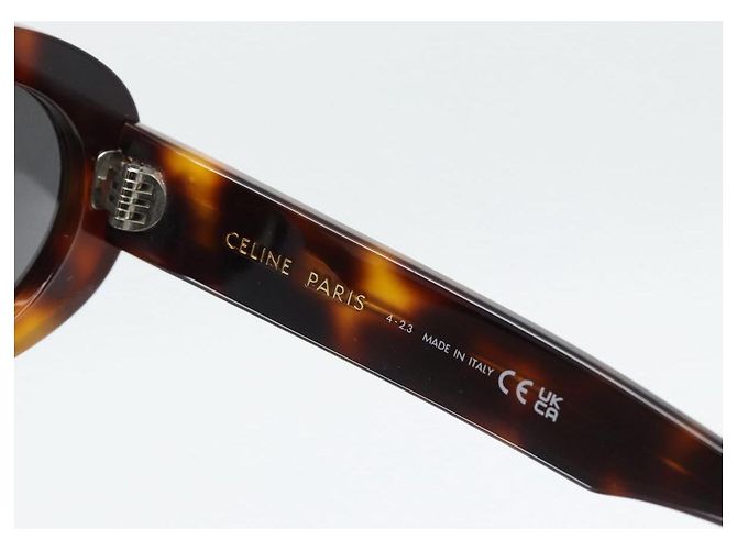 Céline Gafas de sol CELINE Triomphe de plástico Marrón Auth BA12972M Castaño - vista 10