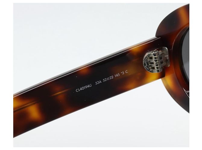 Céline Gafas de sol CELINE Triomphe de plástico Marrón Auth BA12972M Castaño - vista 11