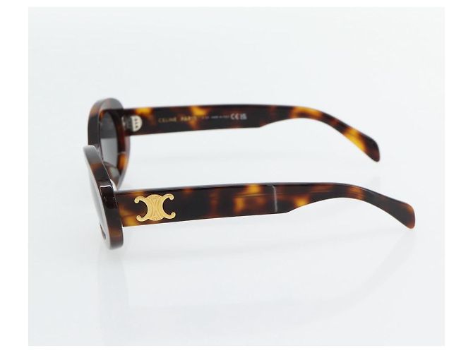 Céline Gafas de sol CELINE Triomphe de plástico Marrón Auth BA12972M Castaño - vista 5