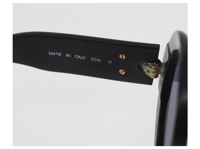 Gafas de sol CHANEL COCO de plástico Negro CC Auth BA12977 - vista 12