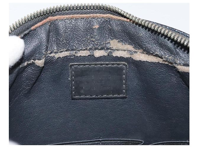 LOUIS VUITTON Damier Graphite Trousse Toilette GM Bag N47521 LV Auth bs35168 Damier ebene - vista 10