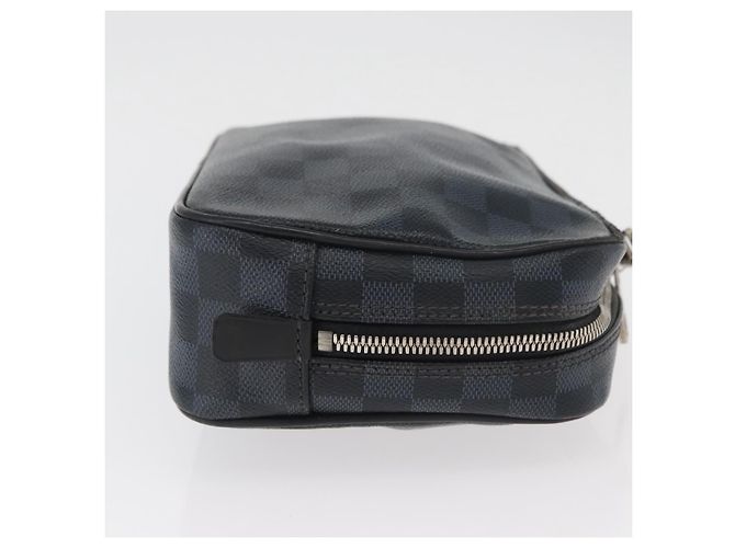 LOUIS VUITTON Damier Graphite Trousse Toilette GM Bag N47521 LV Auth bs35168 Damier ebene - vista 3