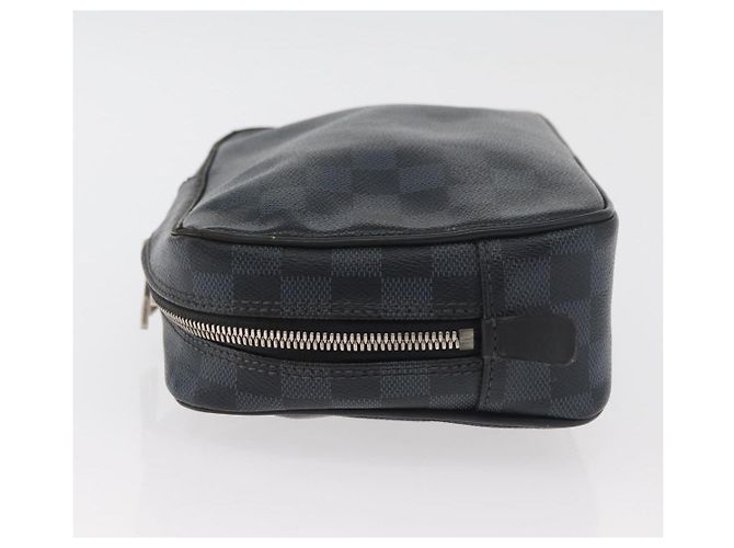 LOUIS VUITTON Damier Graphite Trousse Toilette GM Bag N47521 LV Auth bs35168 Damier ebene - vista 4