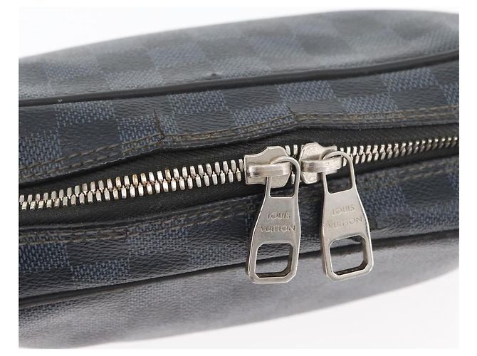 LOUIS VUITTON Damier Graphite Trousse Toilette GM Bag N47521 LV Auth bs35168 Damier ebene - vista 7
