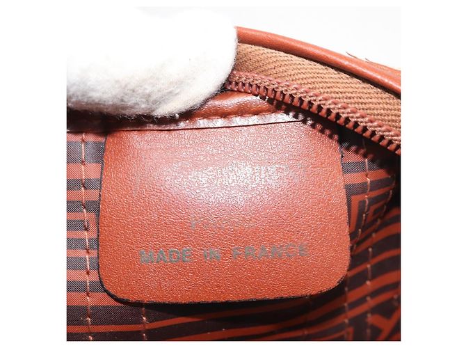 SAINT LAURENT Boston Bag Canvas Brown Auth BA12896 Marrone - vista 12