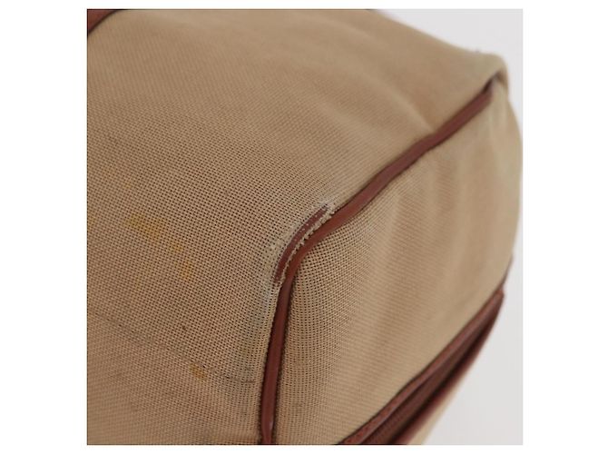 SAINT LAURENT Boston Bag Canvas Brown Auth BA12896 Marrone - vista 14
