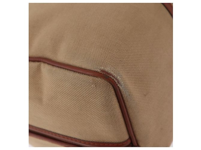 SAINT LAURENT Boston Bag Canvas Brown Auth BA12896 Marrone - vista 15