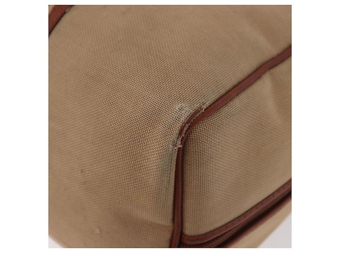 SAINT LAURENT Boston Bag Canvas Brown Auth BA12896 Marrone - vista 16