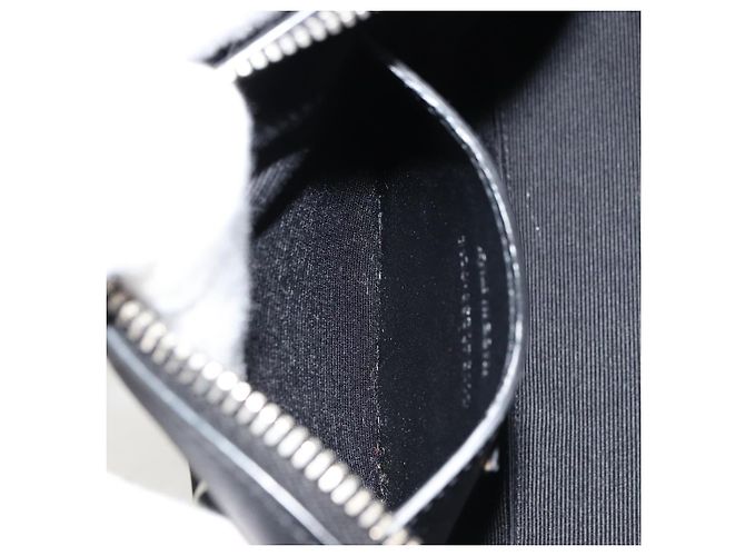Borsa SAINT LAURENT Duffle Toy in pelle 2way Nero Argento Auth bs35119 - vista 25