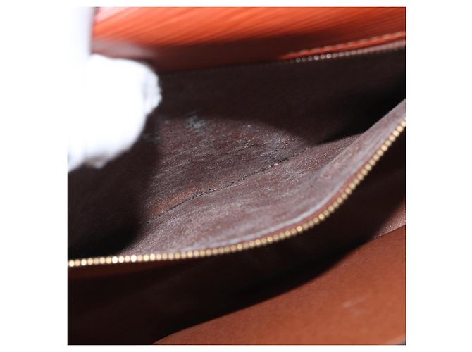 LOUIS VUITTON Epi Monceau 28 Hand Bag Marrone M52123 LV Auth BA12701 - vista 10