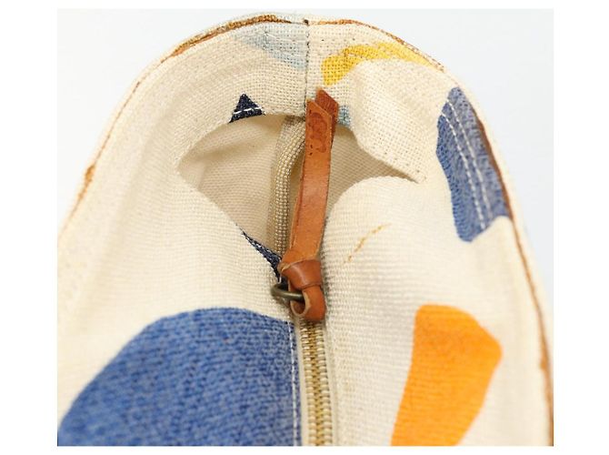 Borsa a mano Miu Miu in tela bianco e oro autentica bs35192 D'oro - vista 19