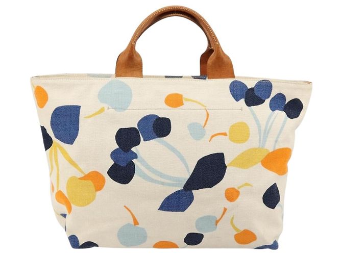 Borsa a mano Miu Miu in tela bianco e oro autentica bs35192 D'oro - vista 2