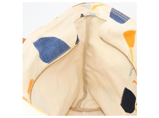 Borsa a mano Miu Miu in tela bianco e oro autentica bs35192 D'oro - vista 22