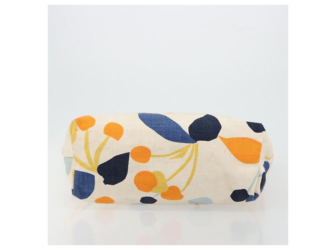 Borsa a mano Miu Miu in tela bianco e oro autentica bs35192 D'oro - vista 5
