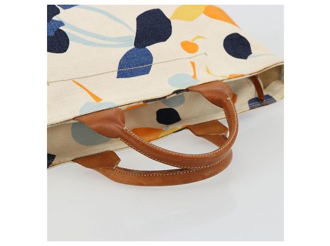 Borsa a mano Miu Miu in tela bianco e oro autentica bs35192 D'oro - vista 7