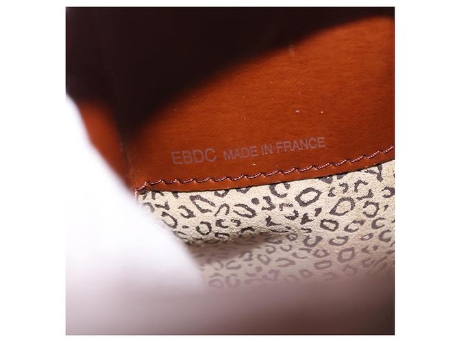Borsa a tracolla CARTIER PANTHERE in pelle vernice marrone argento Auth 178367 - vista 21