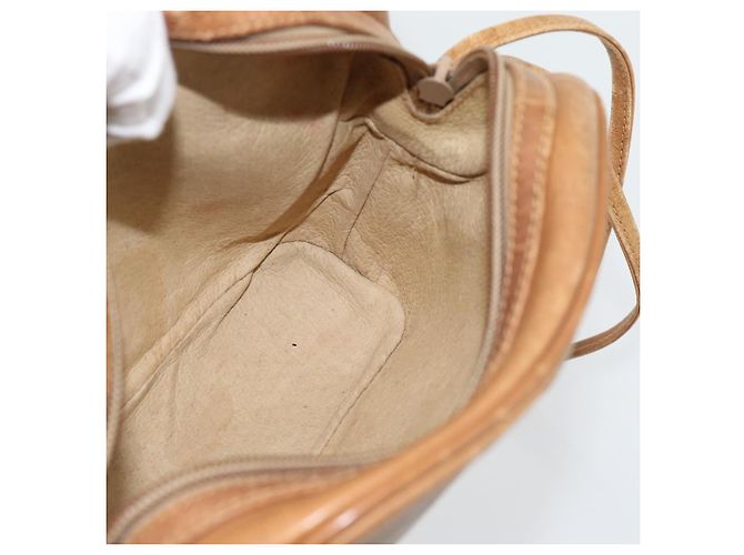 Borsa a tracolla GUCCI Micro GG Supreme PVC Beige Oro Auth ka4395 D'oro - vista 17