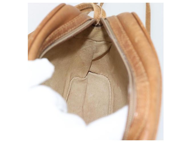 Borsa a tracolla GUCCI Micro GG Supreme PVC Beige Oro Auth ka4395 D'oro - vista 18