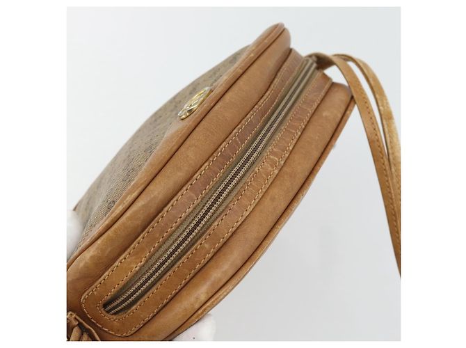 Borsa a tracolla GUCCI Micro GG Supreme PVC Beige Oro Auth ka4395 D'oro - vista 6