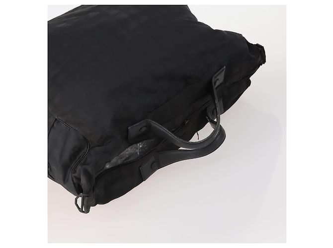 CHANEL Nova bolsa Tote Travel line Nylon 3 Set Preto CC Auth BA12665 - vista 5