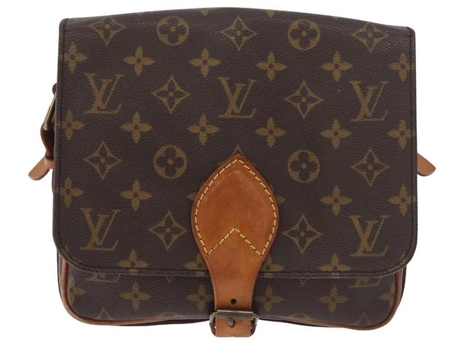 LOUIS VUITTON Borsa a Spalla Monogram Cartouchiere MM M51253 LV Auth 179669 Monogramma - vista 13