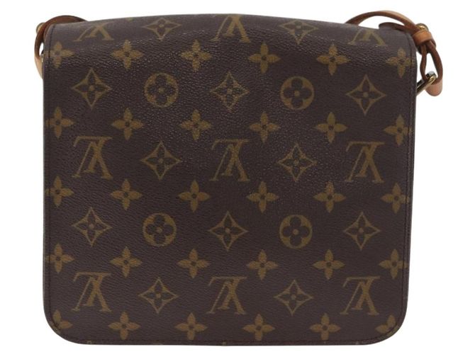 LOUIS VUITTON Borsa a Spalla Monogram Cartouchiere MM M51253 LV Auth 179669 Monogramma - vista 2