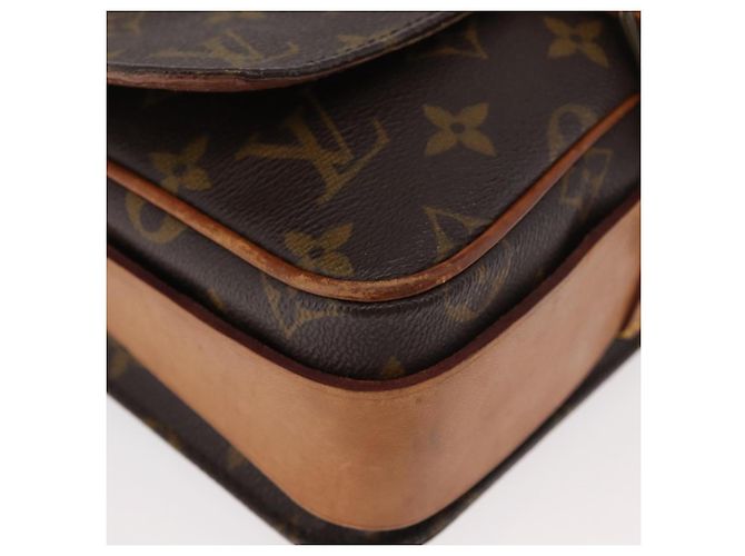 LOUIS VUITTON Borsa a Spalla Monogram Cartouchiere MM M51253 LV Auth 179669 Monogramma - vista 9