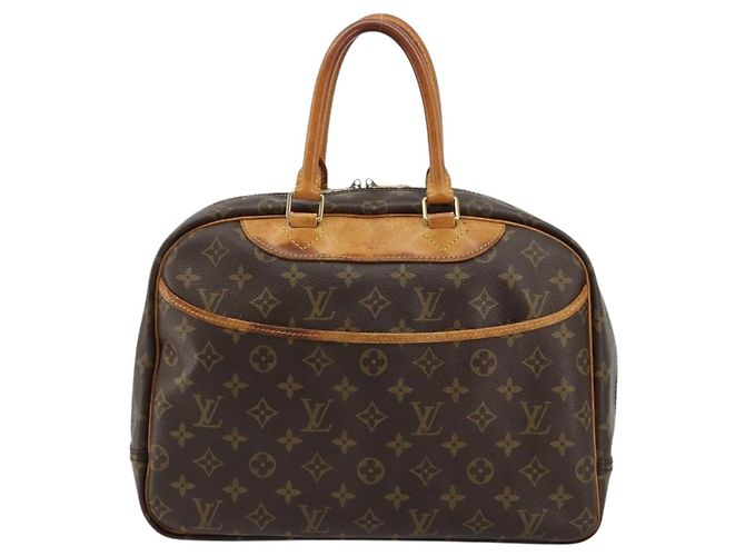 Borsa LOUIS VUITTON Monogram Deauville M47270 LV Auth 180317 Monogramma - vista 13