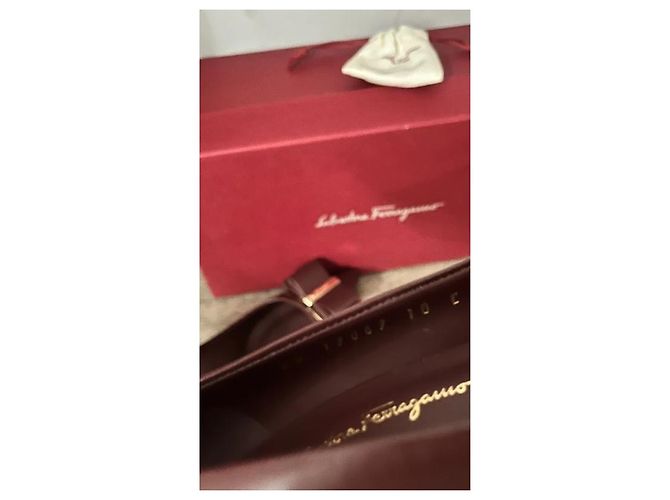 Salvatore Ferragamo Leder-Pumps Barolo - Ansicht 4